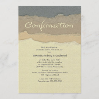 Invitación a confirmación de corte
