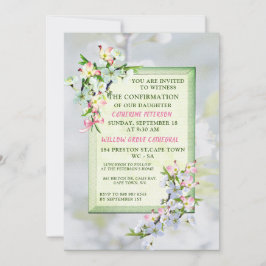 Invitación a confirmación de florecimiento de cere