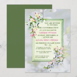 Invitación a confirmación de florecimiento de cere