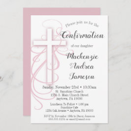 Invitación a confirmación de la Cruz Blanca Rosa