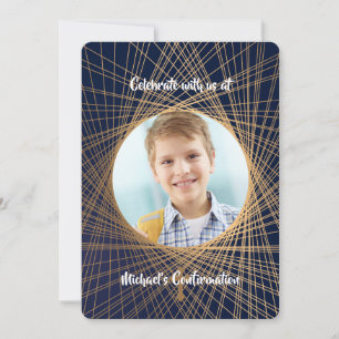 Invitación a confirmación de tiras de foto de fe