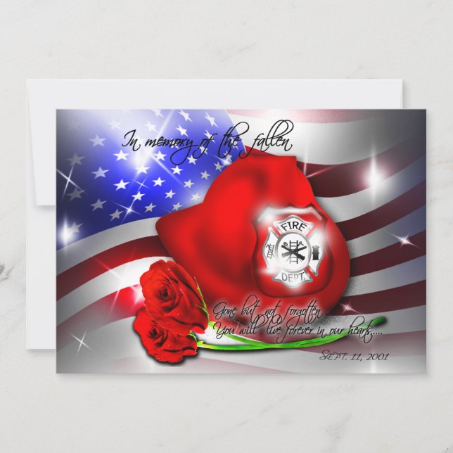 Invitación a conmemorar el 11 de septiembre (Anverso)