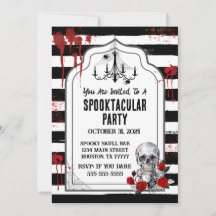 Invitación a cráneo y Rosas