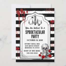 Invitación a cráneo y Rosas