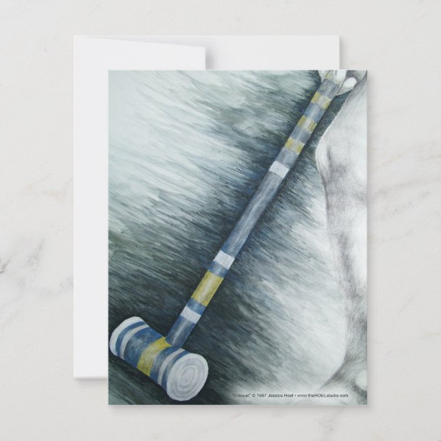 Invitación a croquet (Anverso)