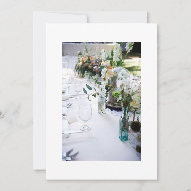 INVITACIÓN A CUALQUIER CENA FORMAL O BODA (Anverso)