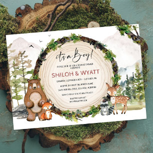 Invitación a cualquier evento de animales del bosq
