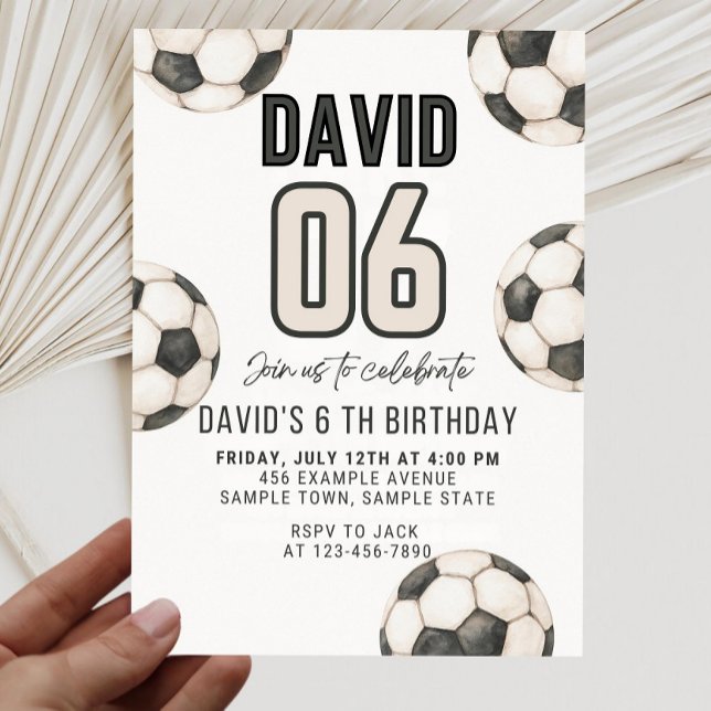 Invitación a cualquier fiesta de cumpleaños de fút (Subido por el creador)