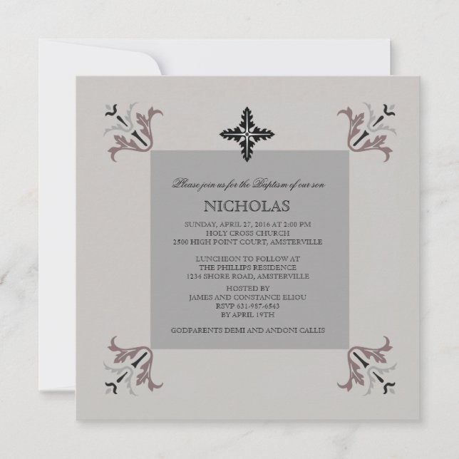 Invitación a cuatro esquinas (Anverso)