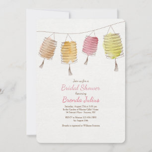 Invitación a cuatro farolillos