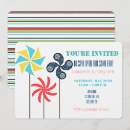 Invitación a cumpleaños con tema de inflexión - Co