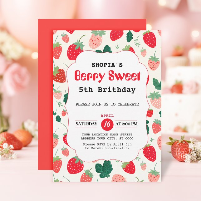 Invitación a cumpleaños de Berry Sweet (Subido por el creador)
