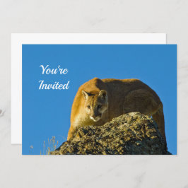 Invitación a cumpleaños de Cougar