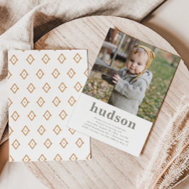 Invitación a cumpleaños de foto simple | MINIMALIS