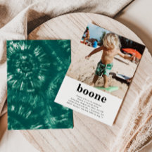 Invitación a cumpleaños de foto simple | Tinta