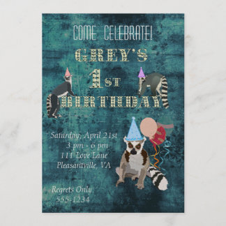 Invitación a cumpleaños de la Armada de Lemurs