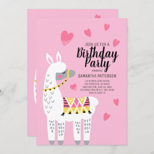 Invitación a cumpleaños de llamada moderna