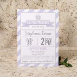 Invitación a cumpleaños de Princesa Purpurina de P