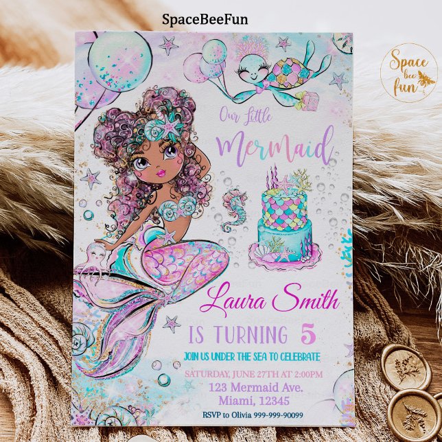 Invitación a cumpleaños de sirvienta de unicornio (Subido por el creador)