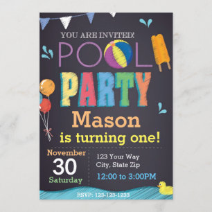 Invitación a cumpleaños del Fiesta del grupo