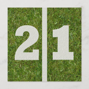 Invitación a cumpleaños número 21