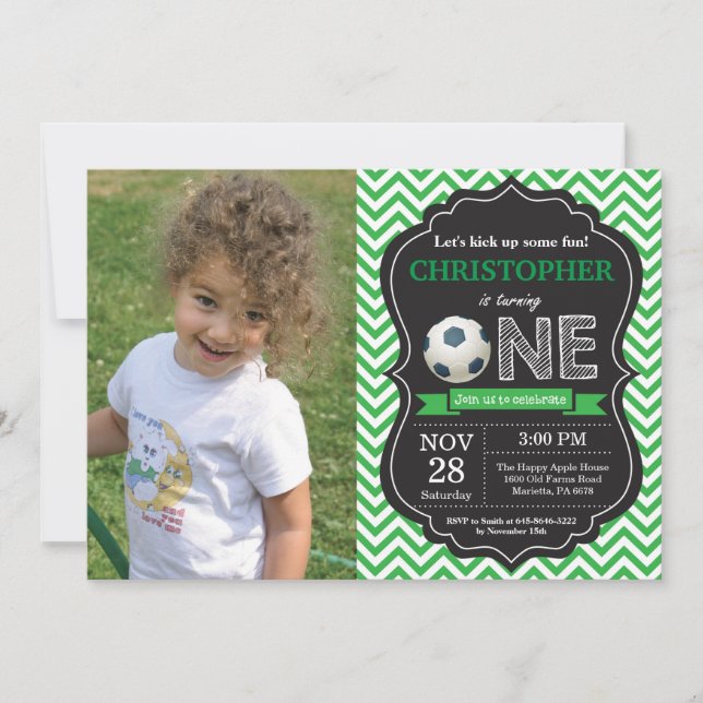 Invitación a cumpleaños primer Fiesta de cumpleaño (Anverso)