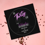 Invitación a cumplir 30 años - Hábleme 30<br><div class="desc">¡Habla Treinta conmigo y dime que tenemos un fiesta! Todo el tipo de letra y el texto de los detalles del evento es personalizable,  por lo que puede editar su información haciendo clic en el botón "personalizar".</div>