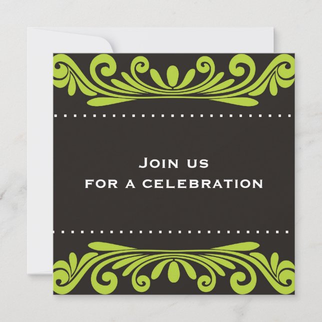 Invitación a cumplir 50 años - Florece (Anverso)
