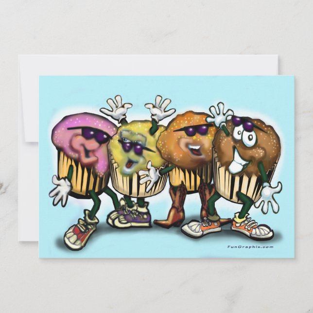 Invitación a CupCake (Anverso)