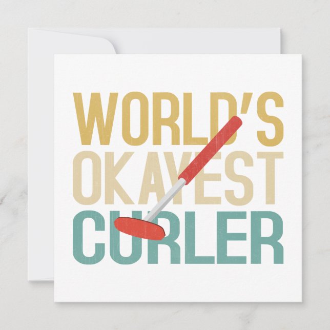 Invitación a curler más Okayest del mundo (Anverso)