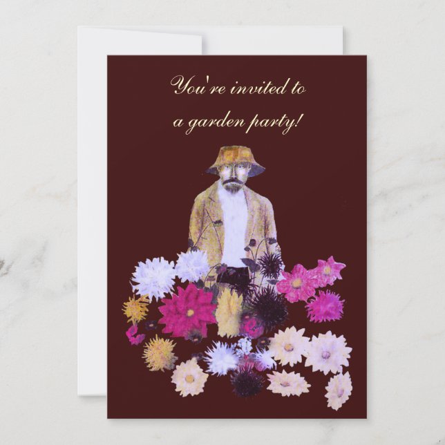 Invitación a Dahlia Garden Party (Anverso)