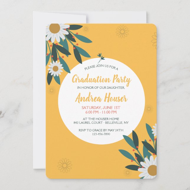 Invitación a Daisy Focus (Anverso)