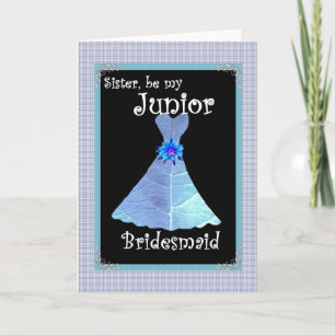 Invitación a Dama de Honor Junior HERMANA - Vestid