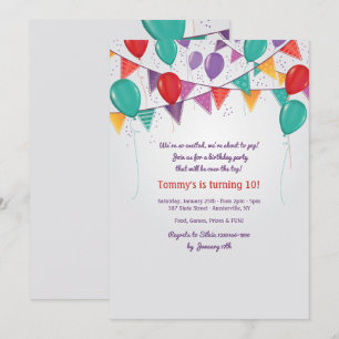 Invitación a Decoraciones de Fiestas