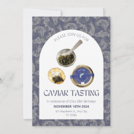 Invitación a degustación de caviar