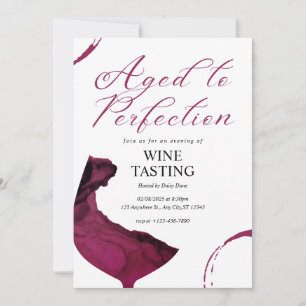 Invitación a degustación de vinos Aged To Perfecti