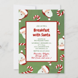 Invitación a desayunar navidades con Santa Barley