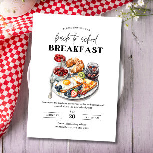 Invitación a desayuno de vuelta al cole, Conoce a
