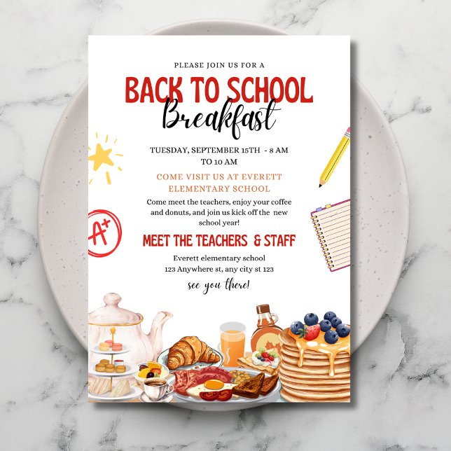 invitación a desayuno de VUELTA al colegio, Conoce (Subido por el creador)