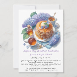 Invitación a Desayuno en la Iglesia para el Día de