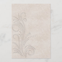 Invitación a desbutante de ilusión Grabado en reli