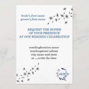 Invitación a deslizar, 5" x 7", mate, Stan simple