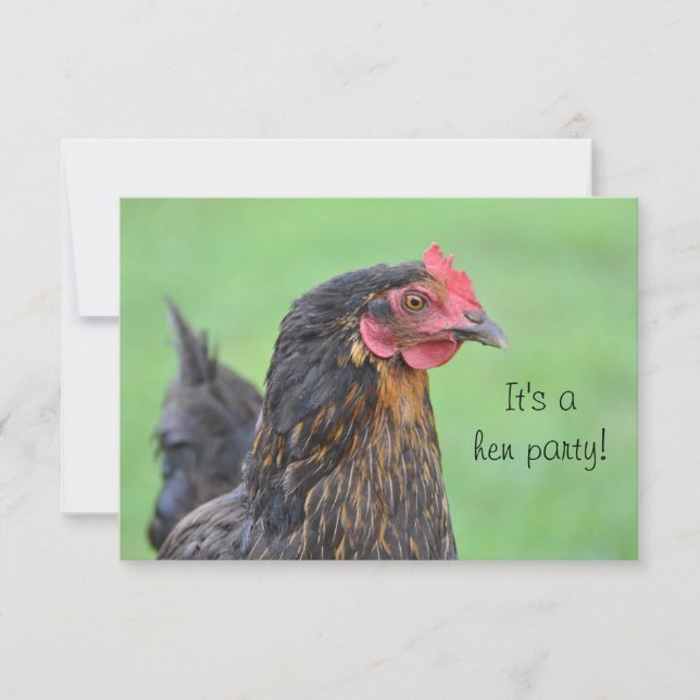 Invitación a despedida de soltera (Anverso)