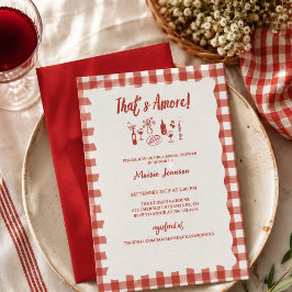 Invitación a Despedida de Soltera Italiana 'That's