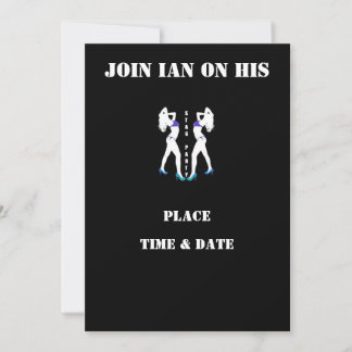 Invitación a DESPEDIDA DE SOLTERO
