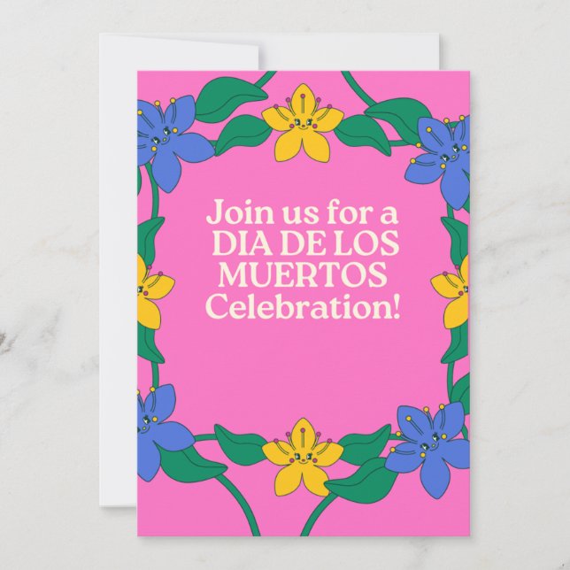 Invitación a DIA DE LOS MUERTOS (Anverso)