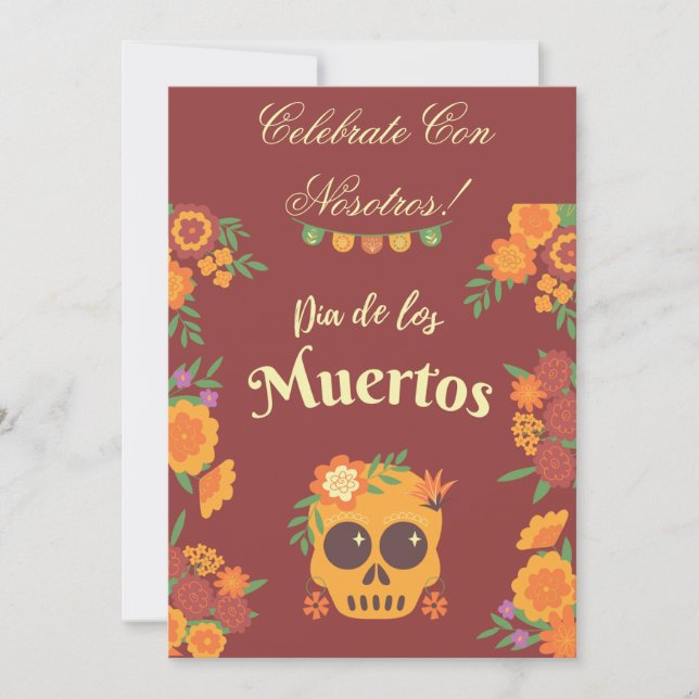 Invitación a DIA DE LOS MUERTOS (Anverso)