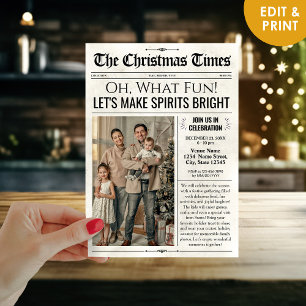 Invitación a diario de personalizados Navidades