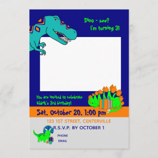 Invitación a dinosaurios