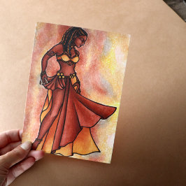 Invitación a diosa bailarina Belly